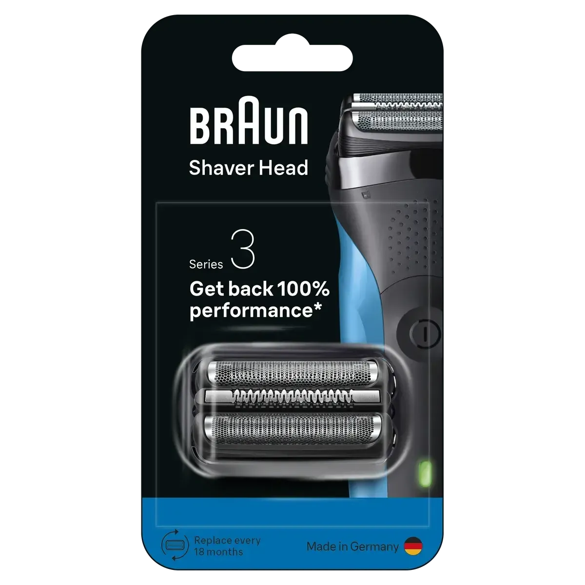 Braun 21B Replacement Foil & Cutter Cassette- Compatible with Series 3 Shavers - Made In Germany