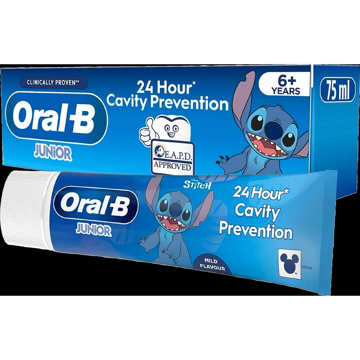 Oral B Pro Junior 6-12 Years Toothpaste 75ml - Mild Flavour - Early Cavity Protection - Healthxpress.ie