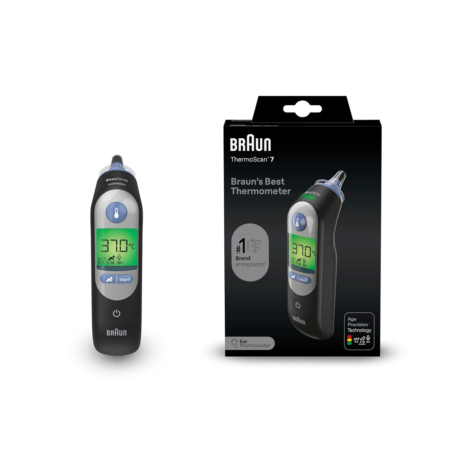 Braun thermoscan digital on sale ear thermometer