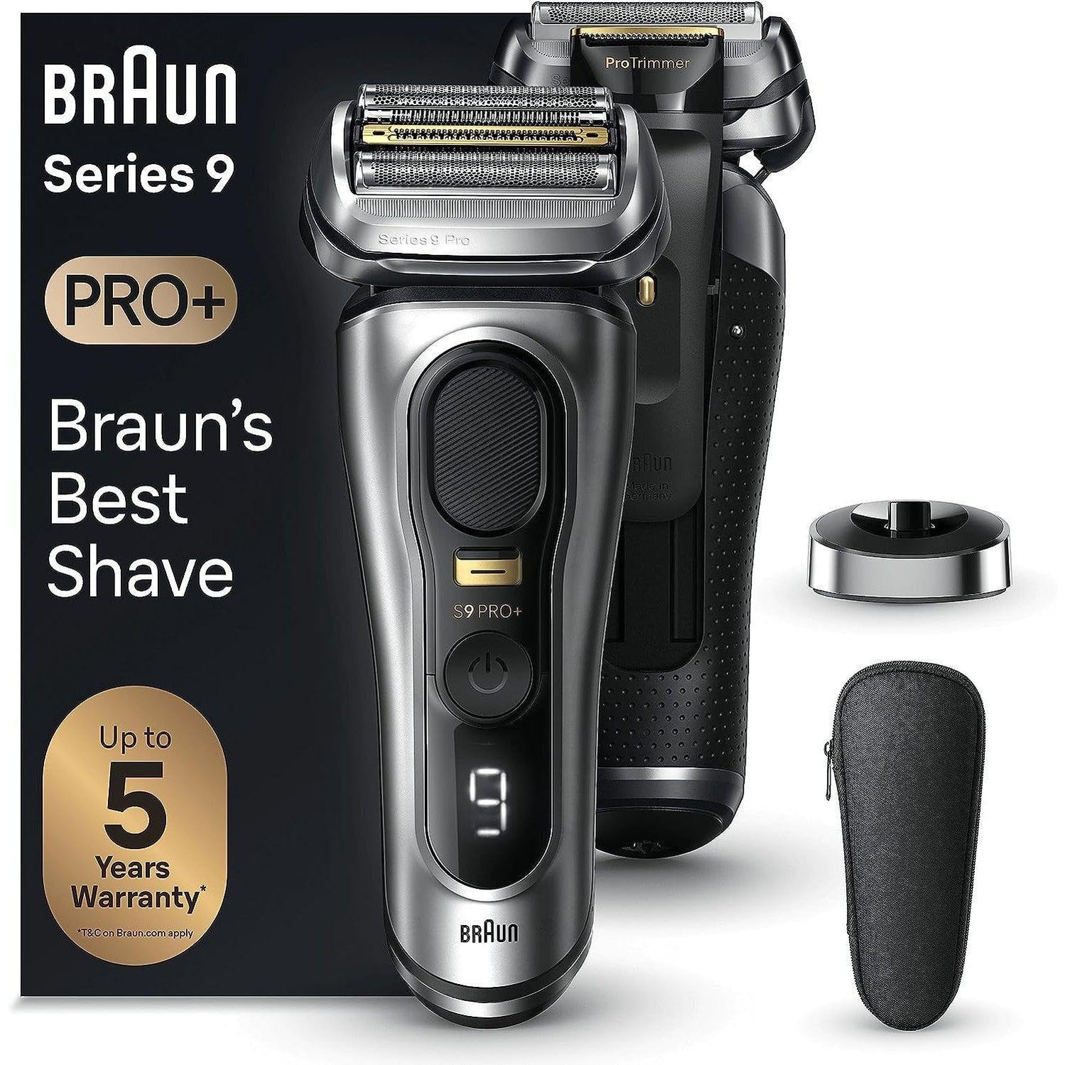 Braun Series 9 Pro+ 9417s Electric Shaver - Wet & Dry