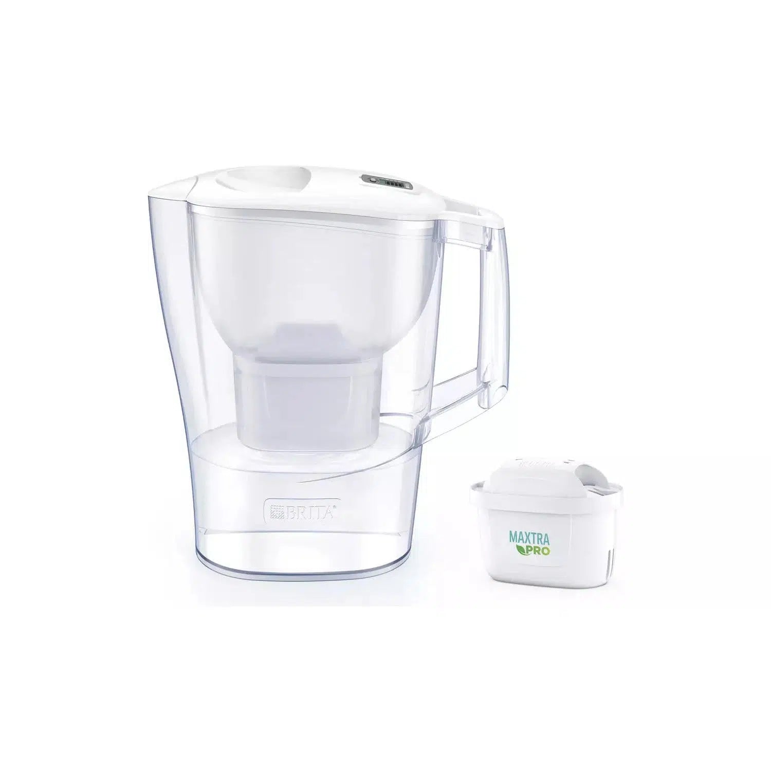 BRITA Aluna Water Filter Jug White 2.4L with New Maxtra Pro Filter
