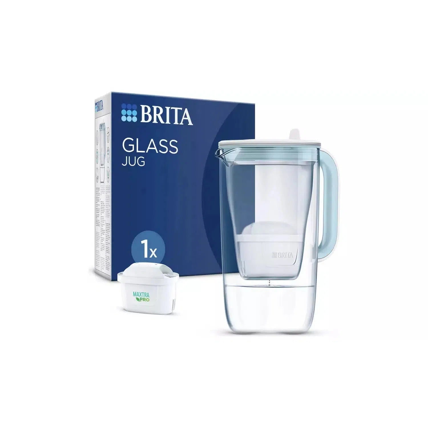  Brita Style Water Filter Jug Maxtra+, Soft Blue : Home & Kitchen