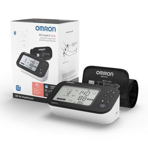 Omron M7 Intelli IT with AFib Automatic Upper Arm Blood Pressure Monitor - Intelli Wrap Cuff (22–42cm) - Healthxpress.ie