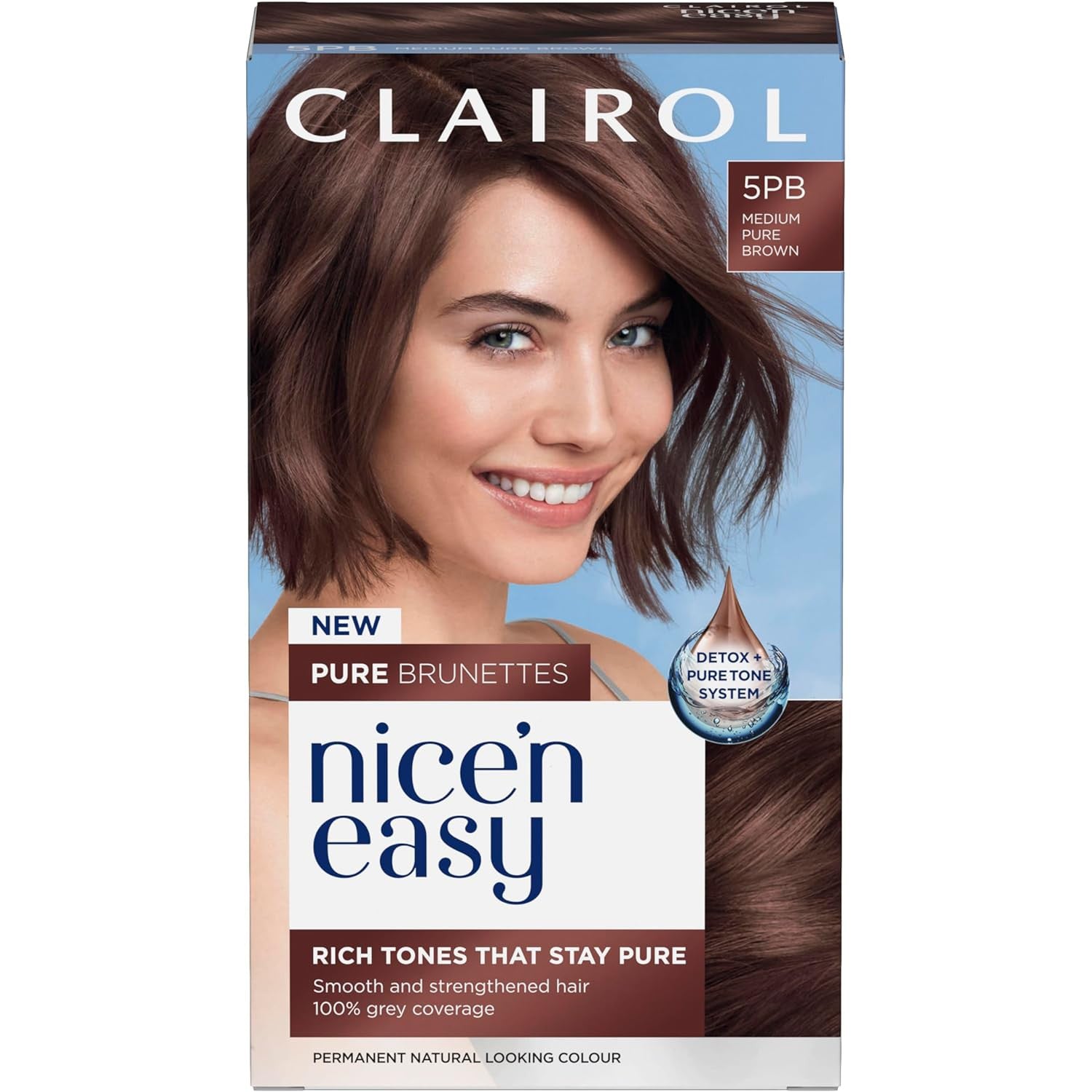 10 #5c buy Clairol nice n easy medium cool brown hair color dye #1316