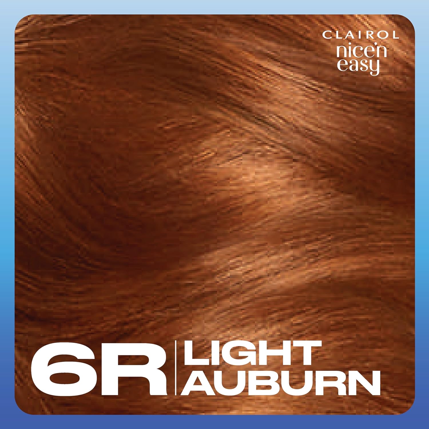 Clairol Nice'n Easy Crème, Permanent Hair Dye, 6R Light Auburn