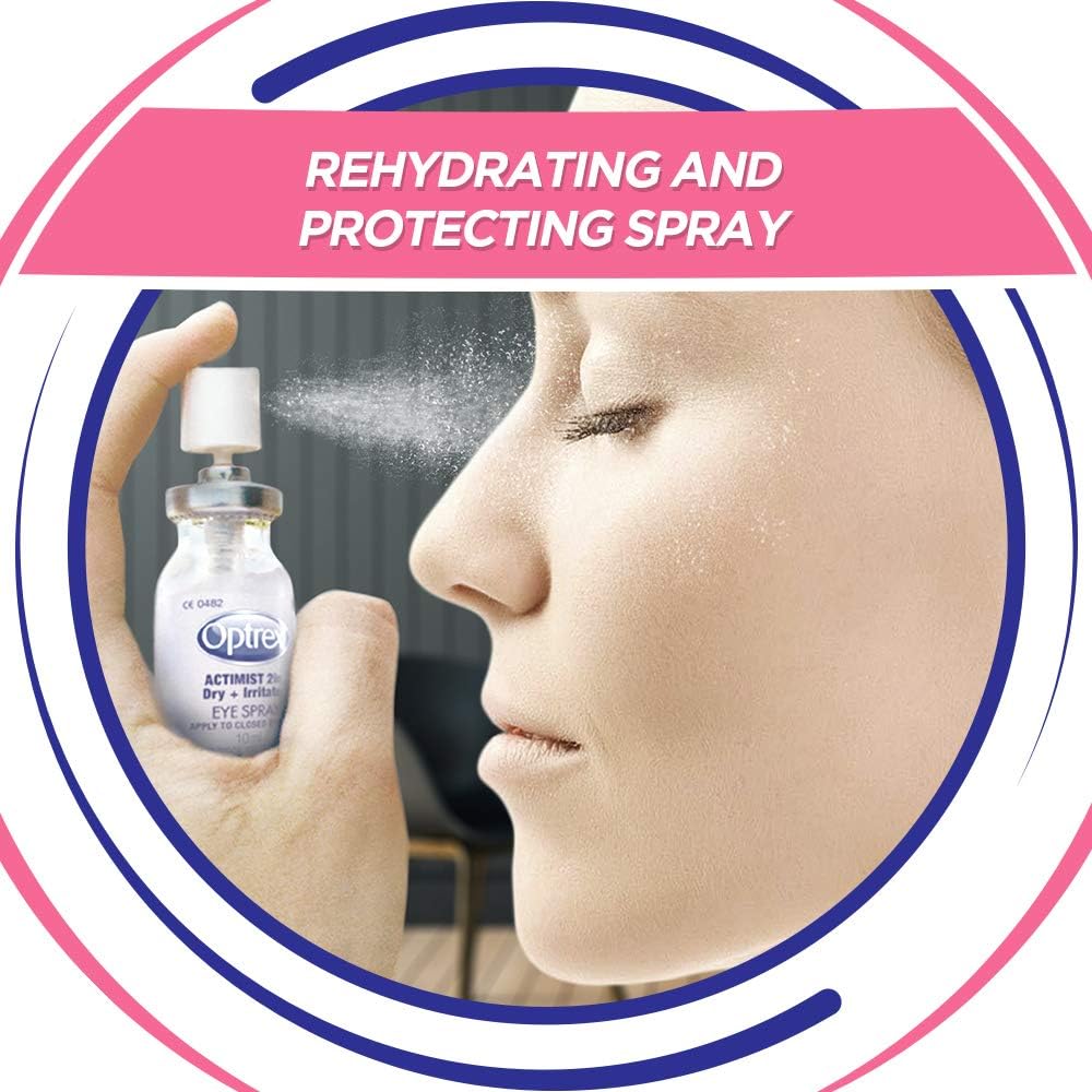 Optrex ActiMist Double Action Spray Dry Irritated Eyes 10ml