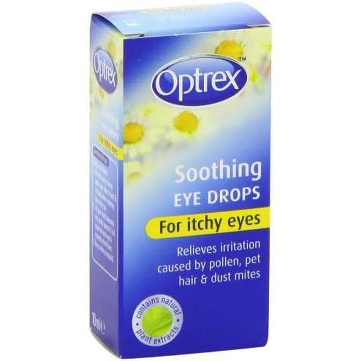 Optrex Soothing Drops Itchy Eyes Pollen Allergy Relief 10ml - Healthxpress.ie