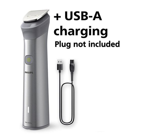 PHILIPS Series 5000 10-in-1 MG5920/15 Wet & Dry Multi Grooming Trimmer - Silver
