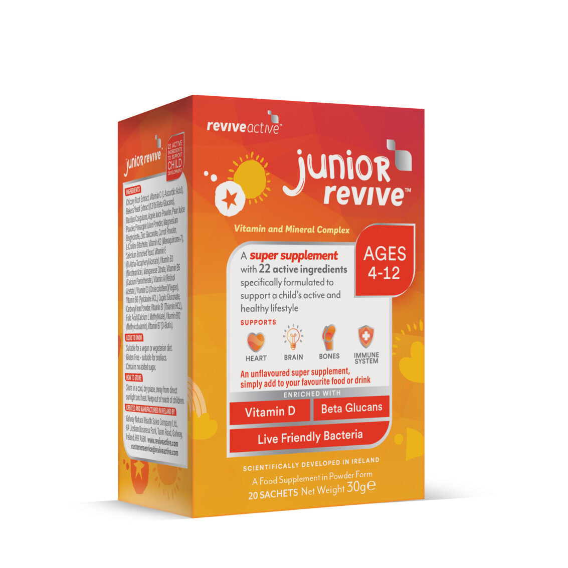 Revive Active Junior 20 Day Pack - Suitable for Ages 4 - 12