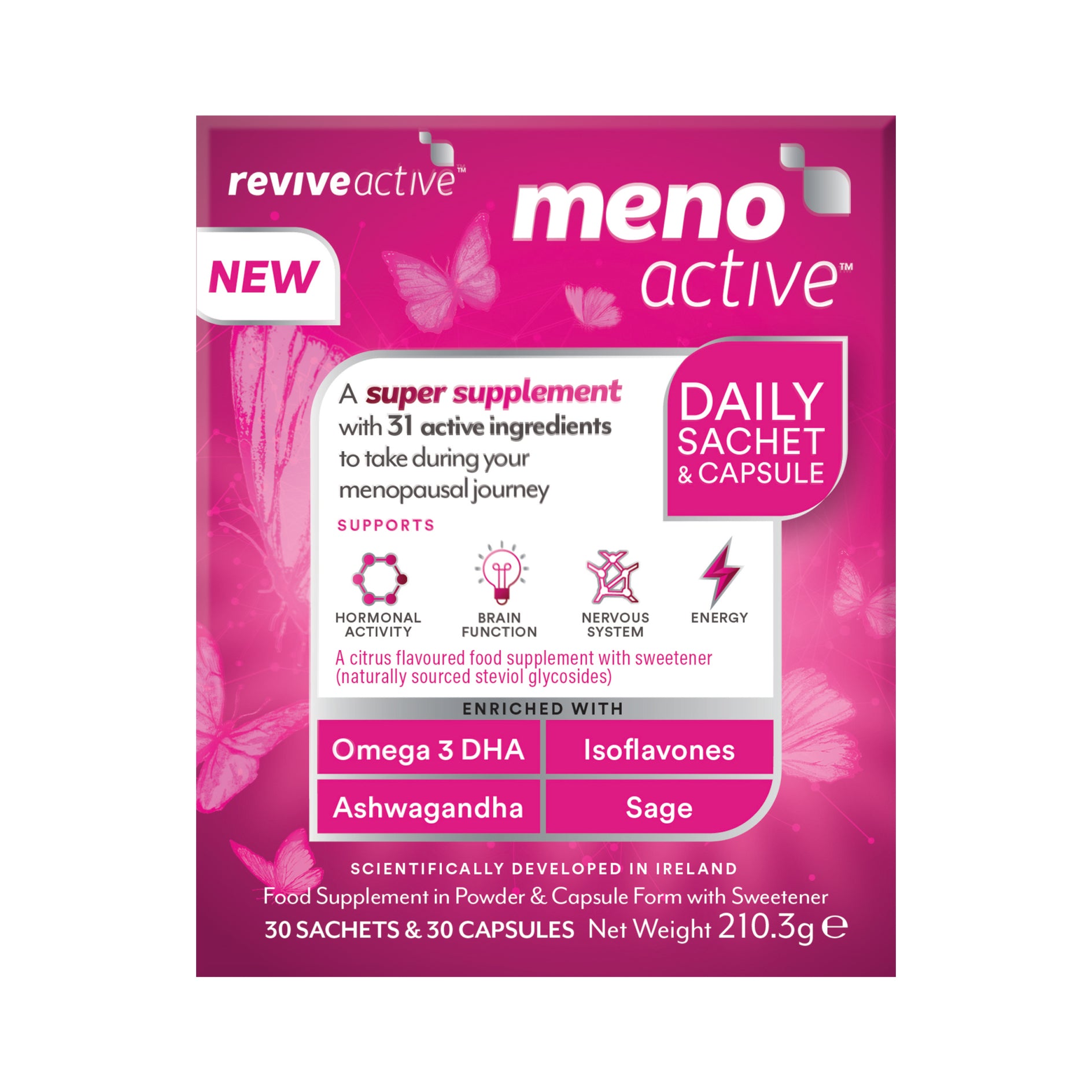 Revive Active Meno Active Menopause Supplements for Women 30 Day Pack