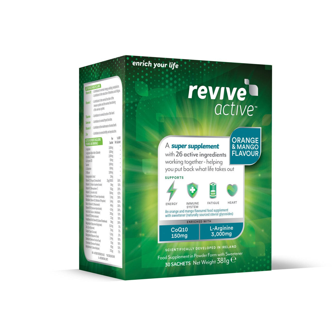 Revive Active Orange & Mango Multivitamin Super Supplement 30 day pack