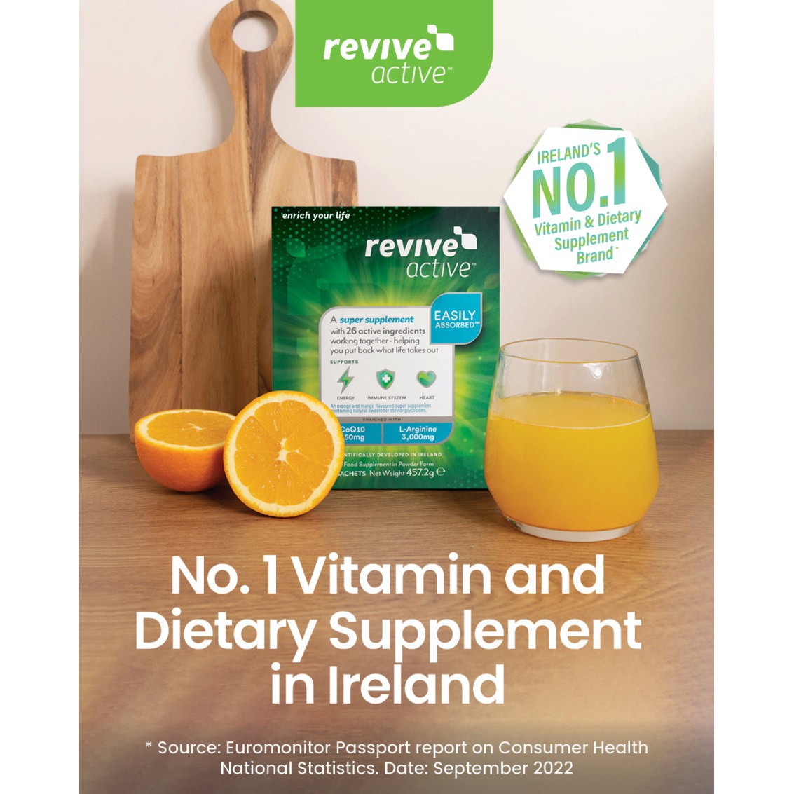 Revive Active Orange & Mango Multivitamin Super Supplement 7 day pack