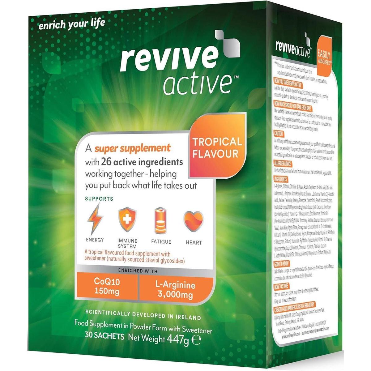 Revive Active Tropical Super Supplement 30 Day Pack - Healthxpress.ie