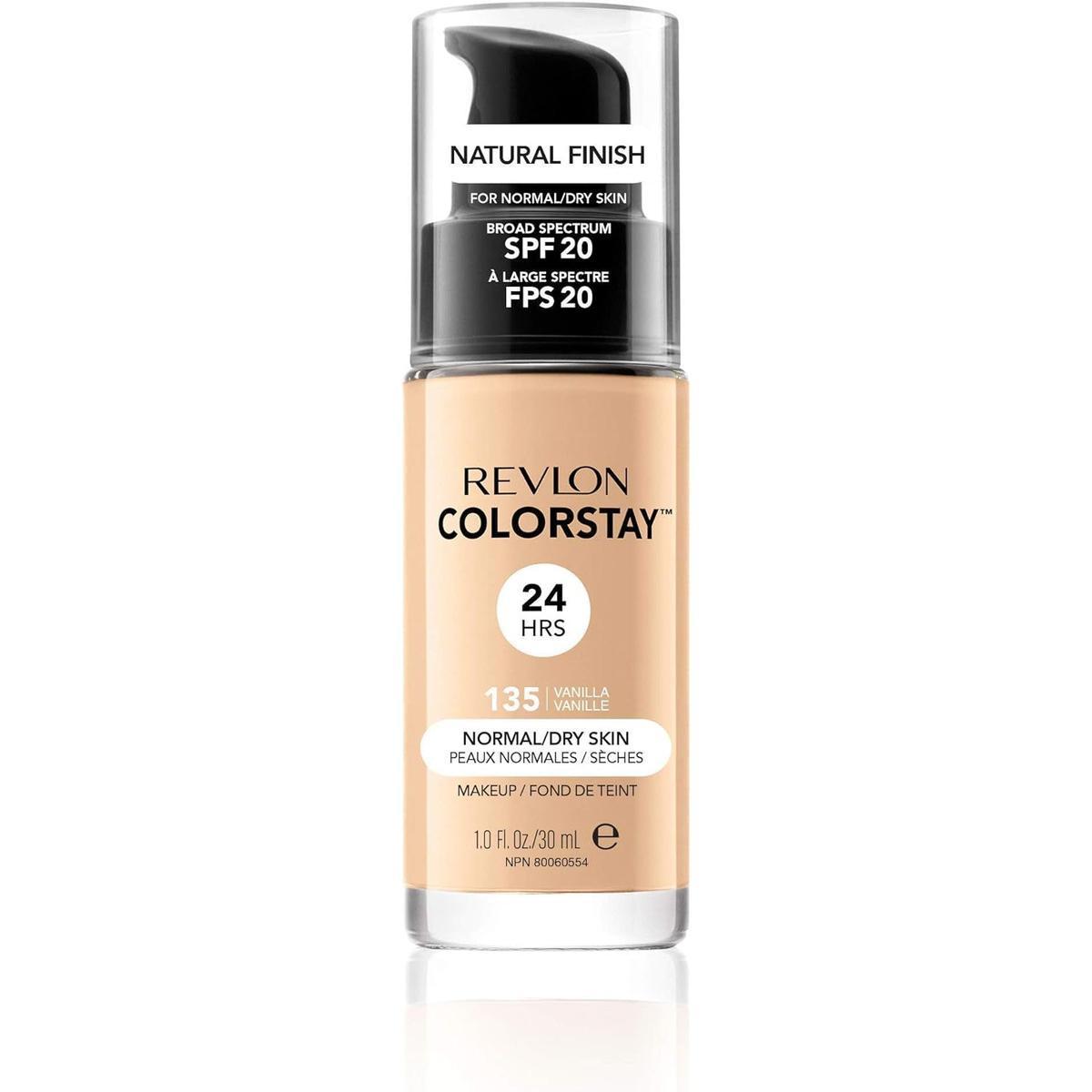 Revlon ColorStay Foundation SPF 20 for normal to dry skin - 180 Sand Beige 30ml - Healthxpress.ie