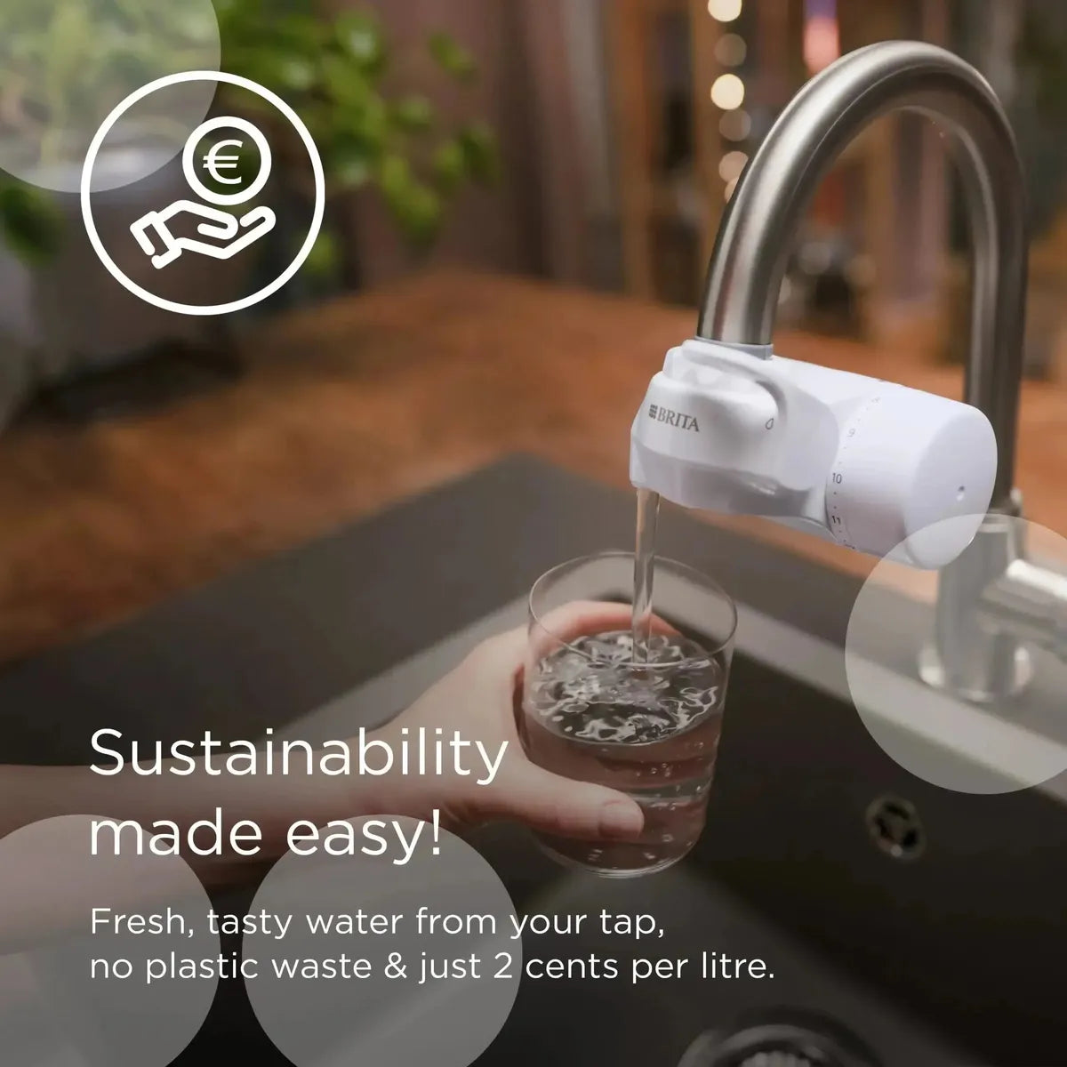 Brita On Tap V Water Filter HF Cartridge - Powerful Fibre Filtration, 1 Pack - Healthxpress.ie