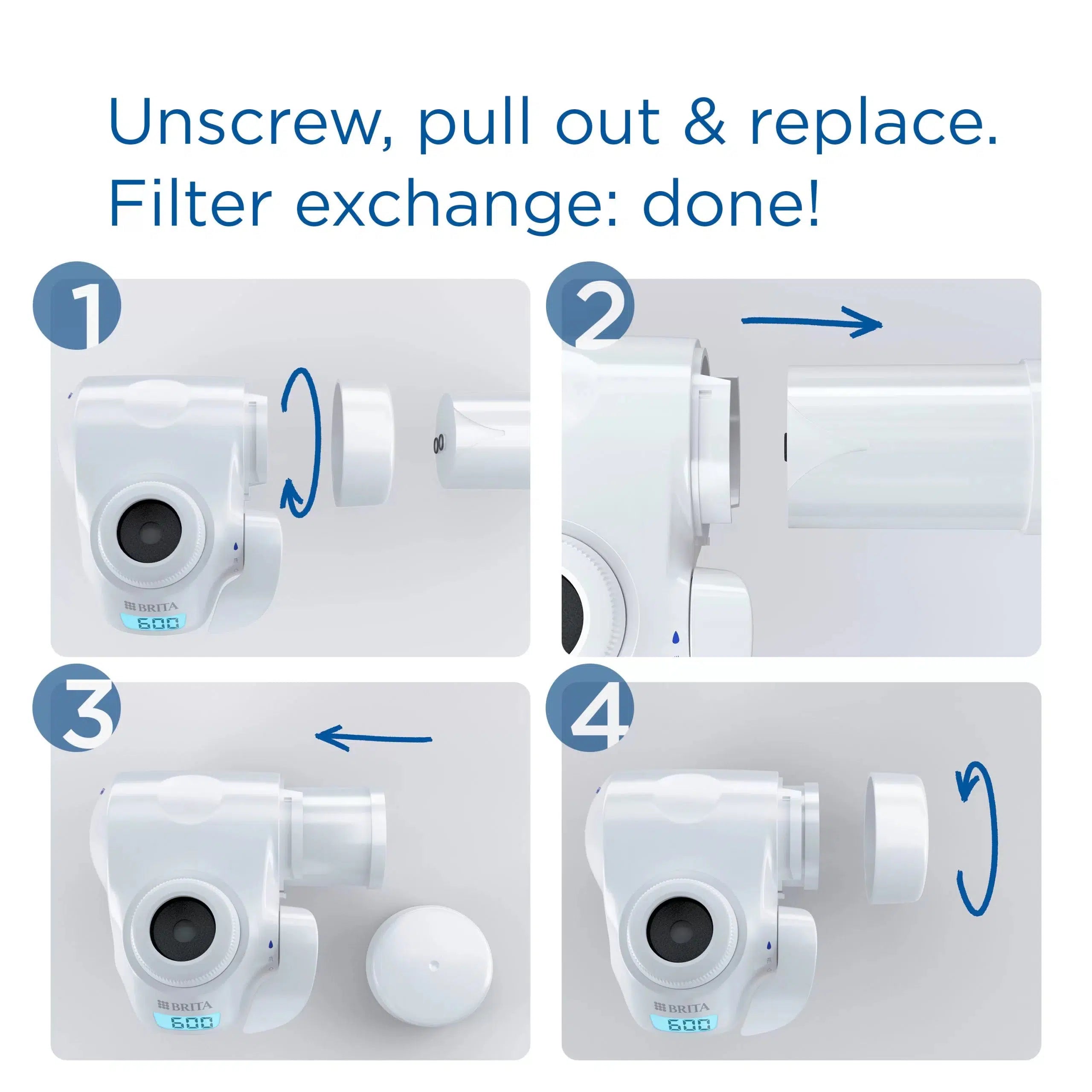 BRITA On Tap Pro V-MF Refill Filter Cartridge - 1 Pack