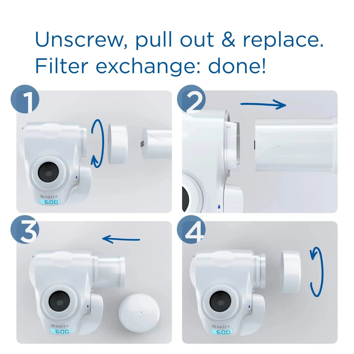 BRITA On Tap Pro V-MF Refill Filter Cartridge - 1 Pack - Healthxpress.ie