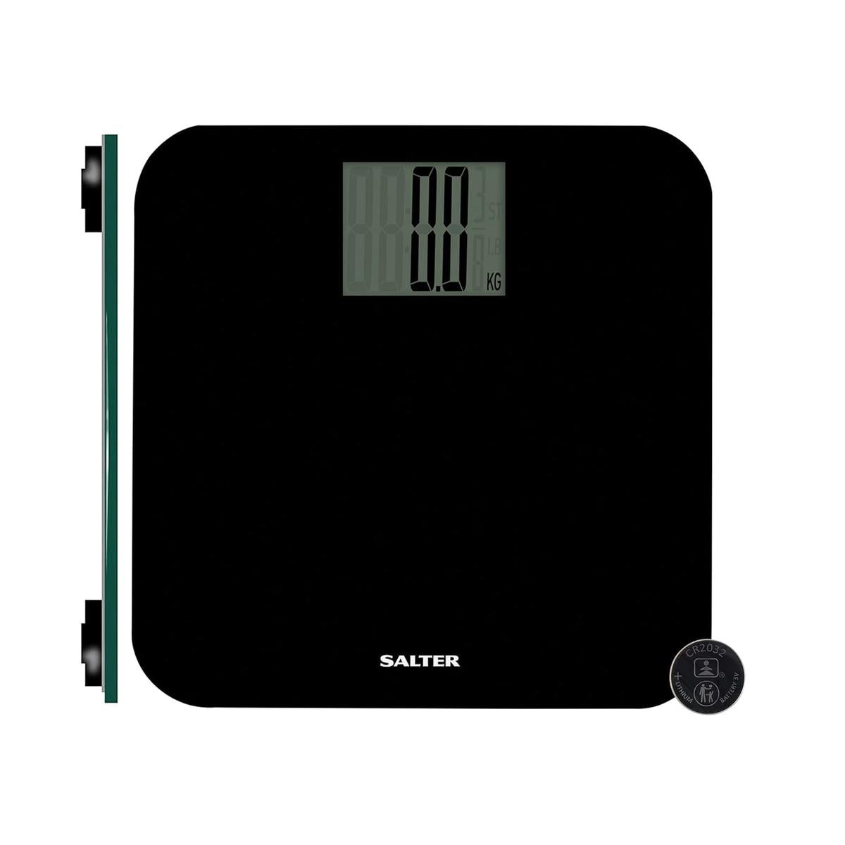 Salter Max 250kg / 39st 6 lb Digital Bathroom Scale – Weighing Scales For Body Weight, Supersize LCD Display - Model Number - 9049 BK3R - Healthxpress.ie