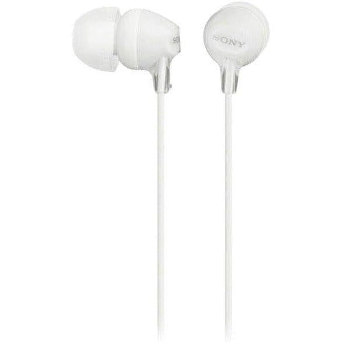 Sony MDR-EX15LP In-Ear Headphones - White - Healthxpress.ie