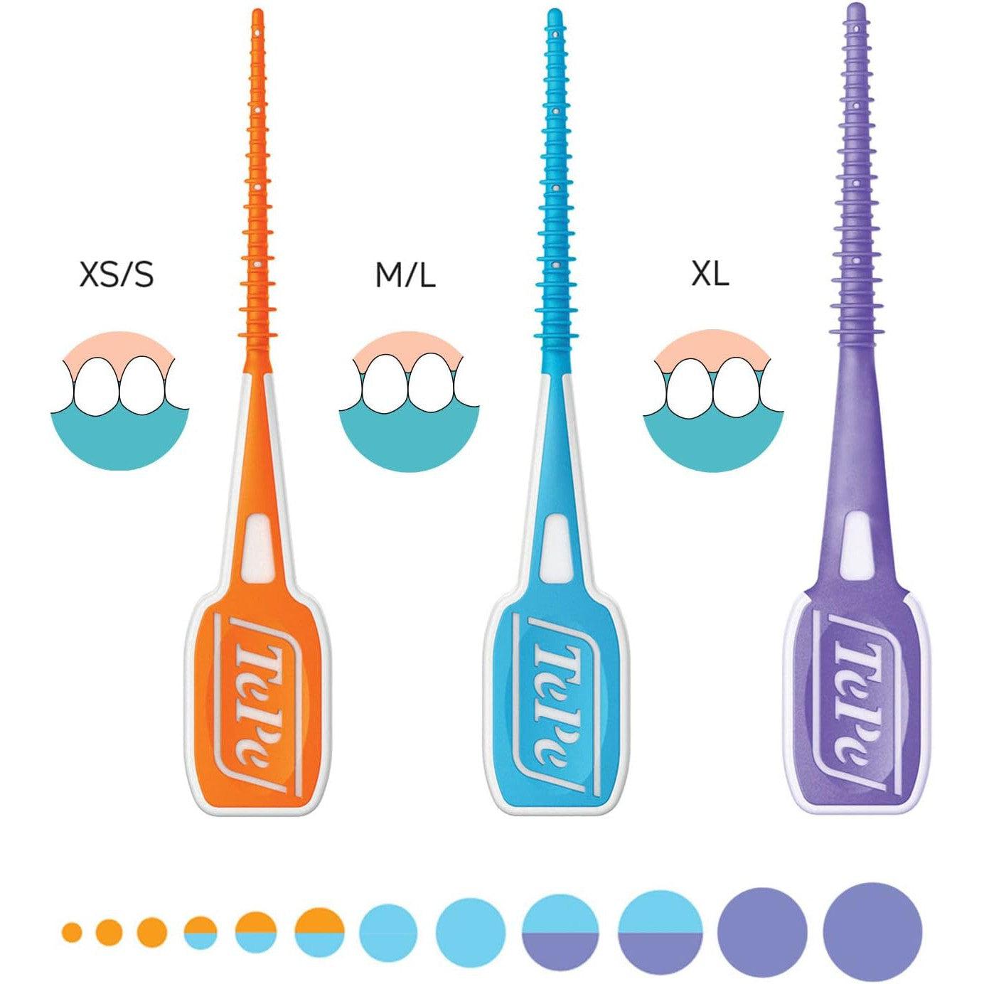 TePe Easypick Dental Picks, Size M/L, Blue, Pack of 36