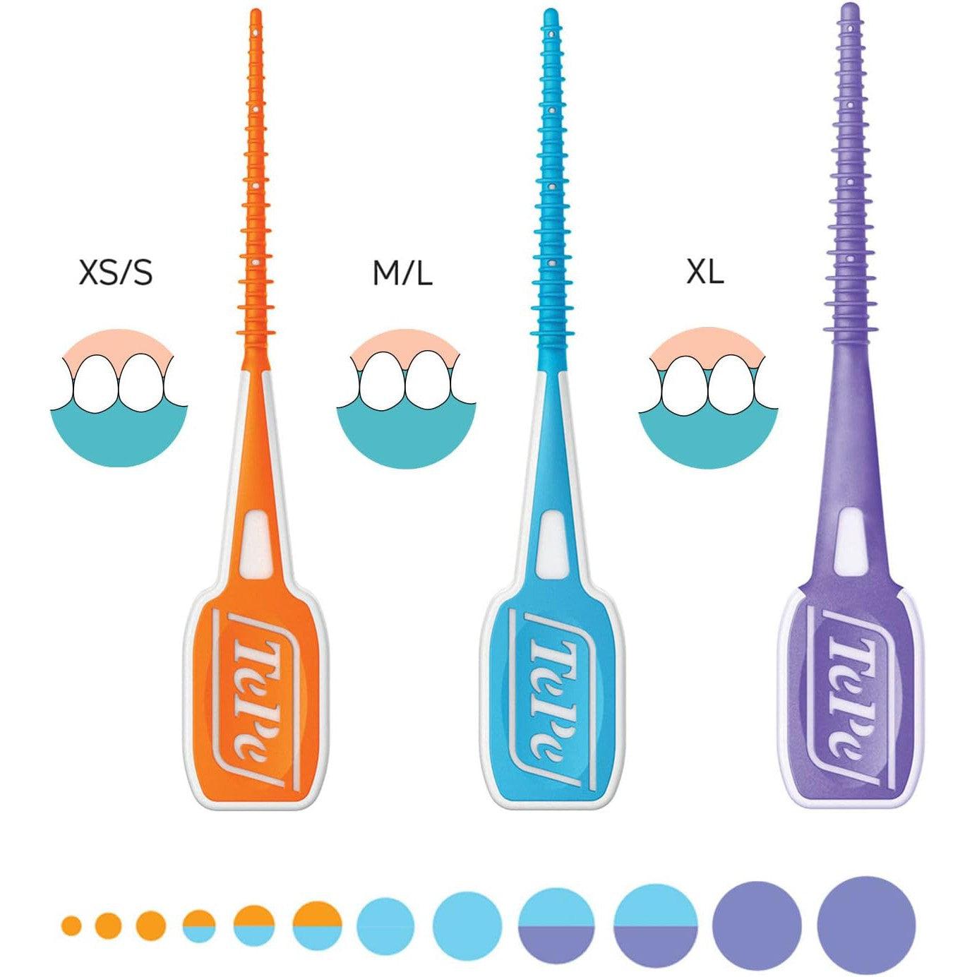 TePe Easypick Dental Picks, Size M/L, Blue, Pack of 36