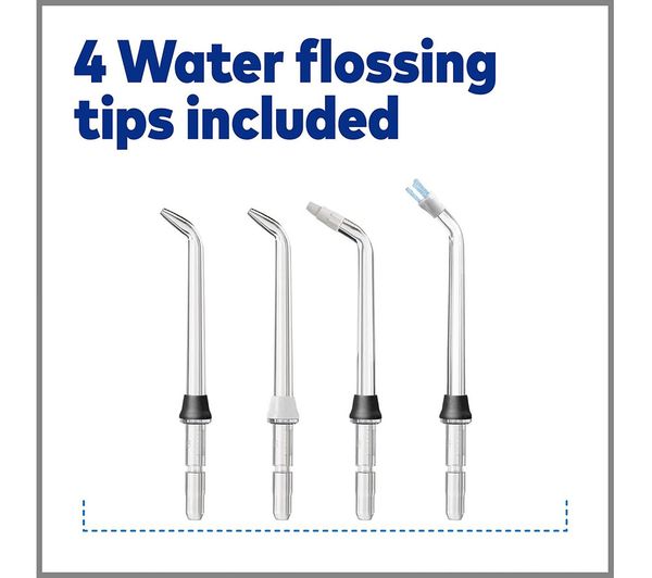 Waterpik Cordless Water Flosser - USB Rechargeable Battery, White WP-490