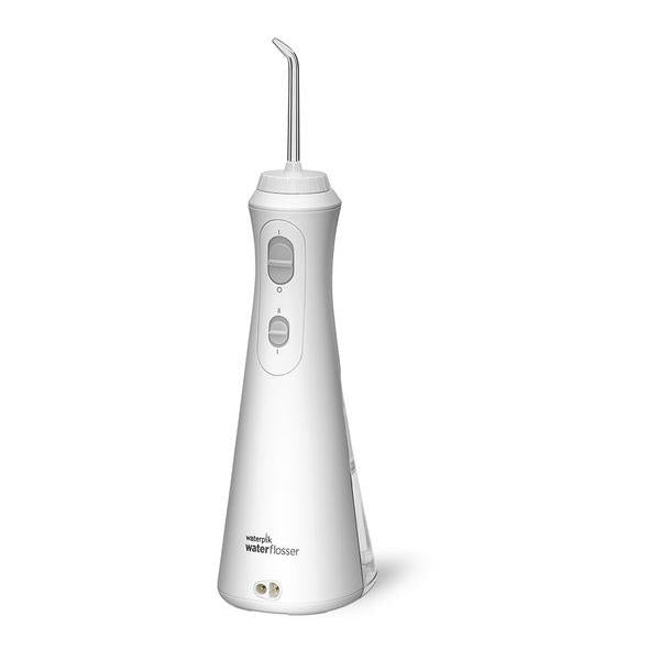 Waterpik Cordless Water Flosser - USB Rechargeable Battery, White WP-490 - Healthxpress.ie
