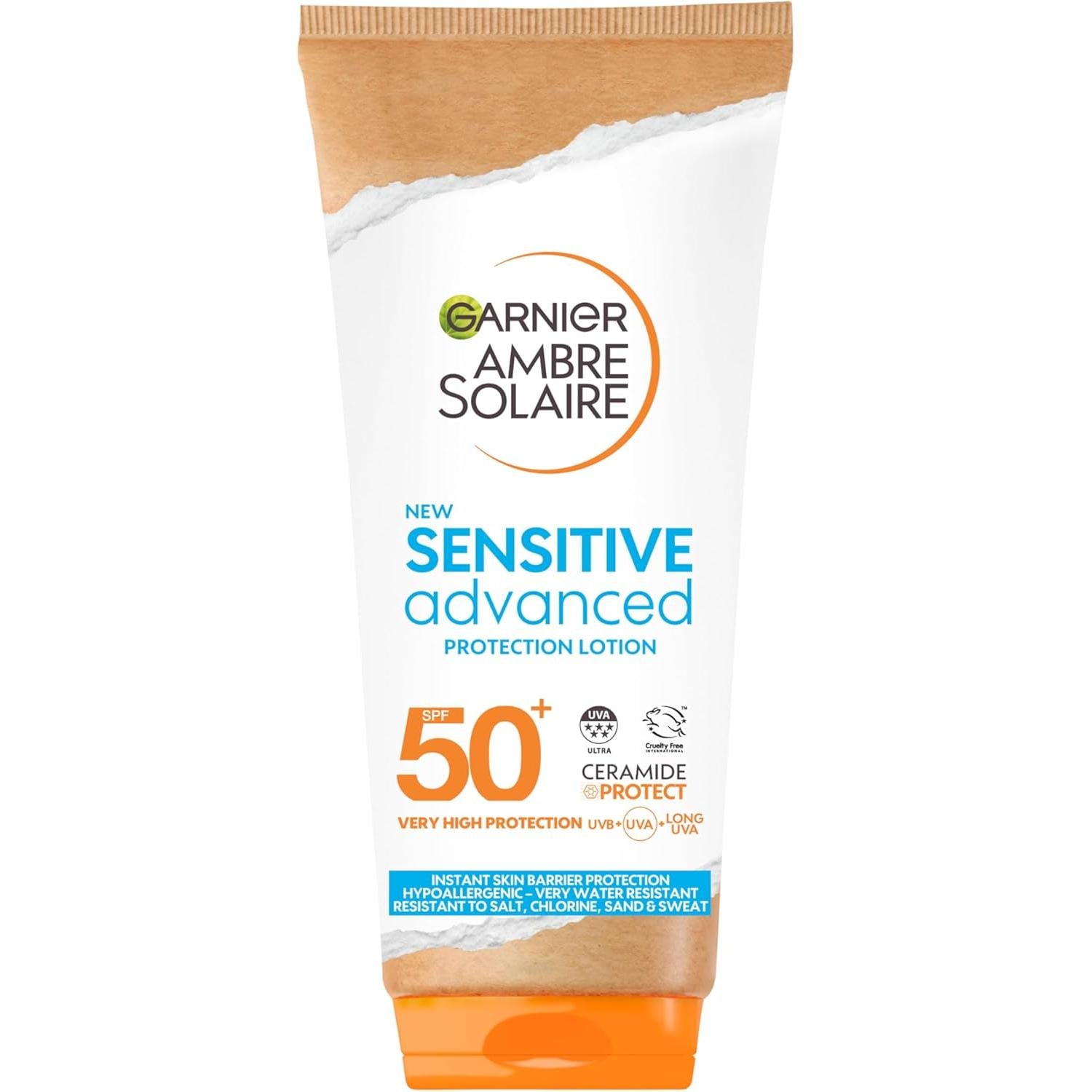 Garnier Ambre Solaire SPF 50+ Sensitive Advanced Sun Cream 175ml