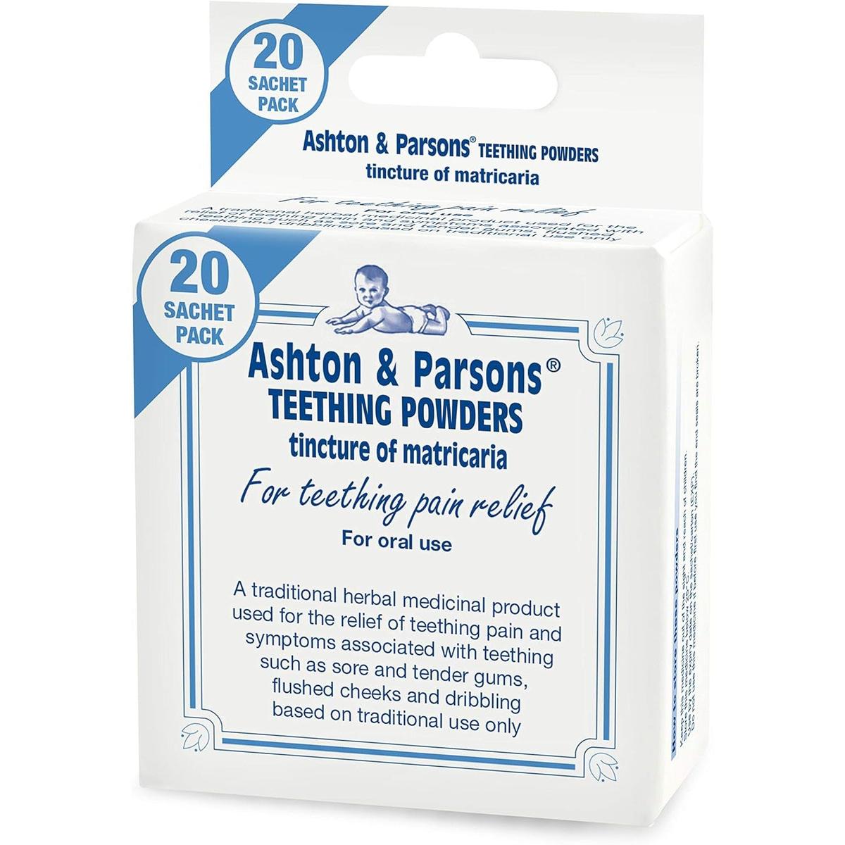 Ashton & Parsons Teething Powders for Babies From 3 Months+ 20 Pack - Healthxpress.ie