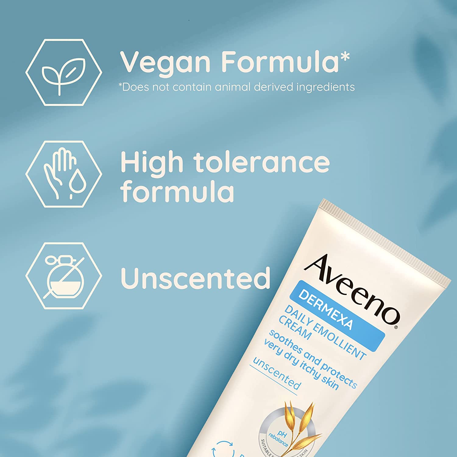 Aveeno Dermexa Daily Emollient Cream for very dry itchy skin 200 ml - Healthxpress.ie