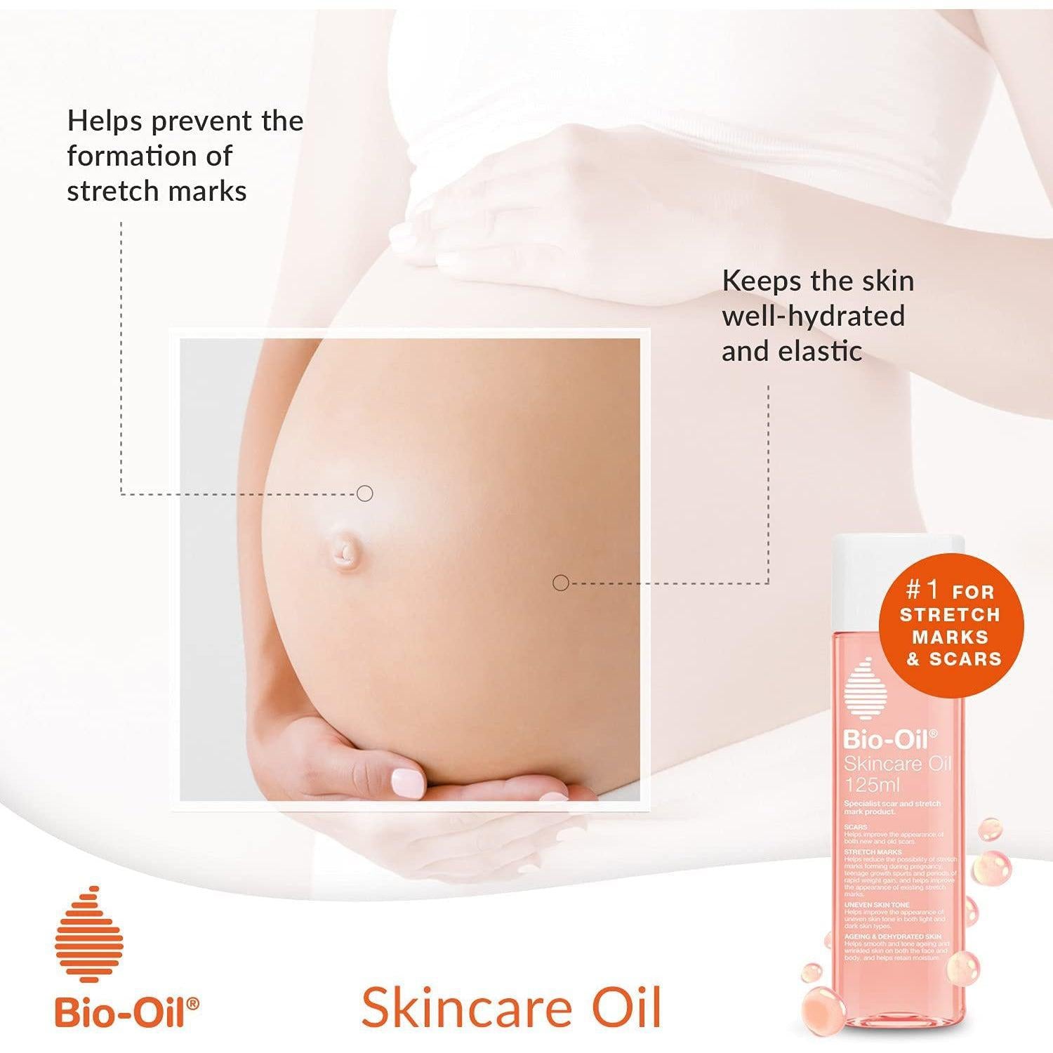 Bio-Oil Skincare Oil 200ml - Improve the Appearance of Scars, Stretch Marks and Skin Tone ,200 ml