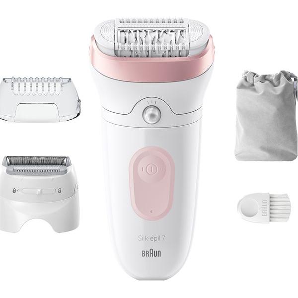 BRAUN Silk-épil 7 SE7-030 Wet & Dry Epilator - Flamingo