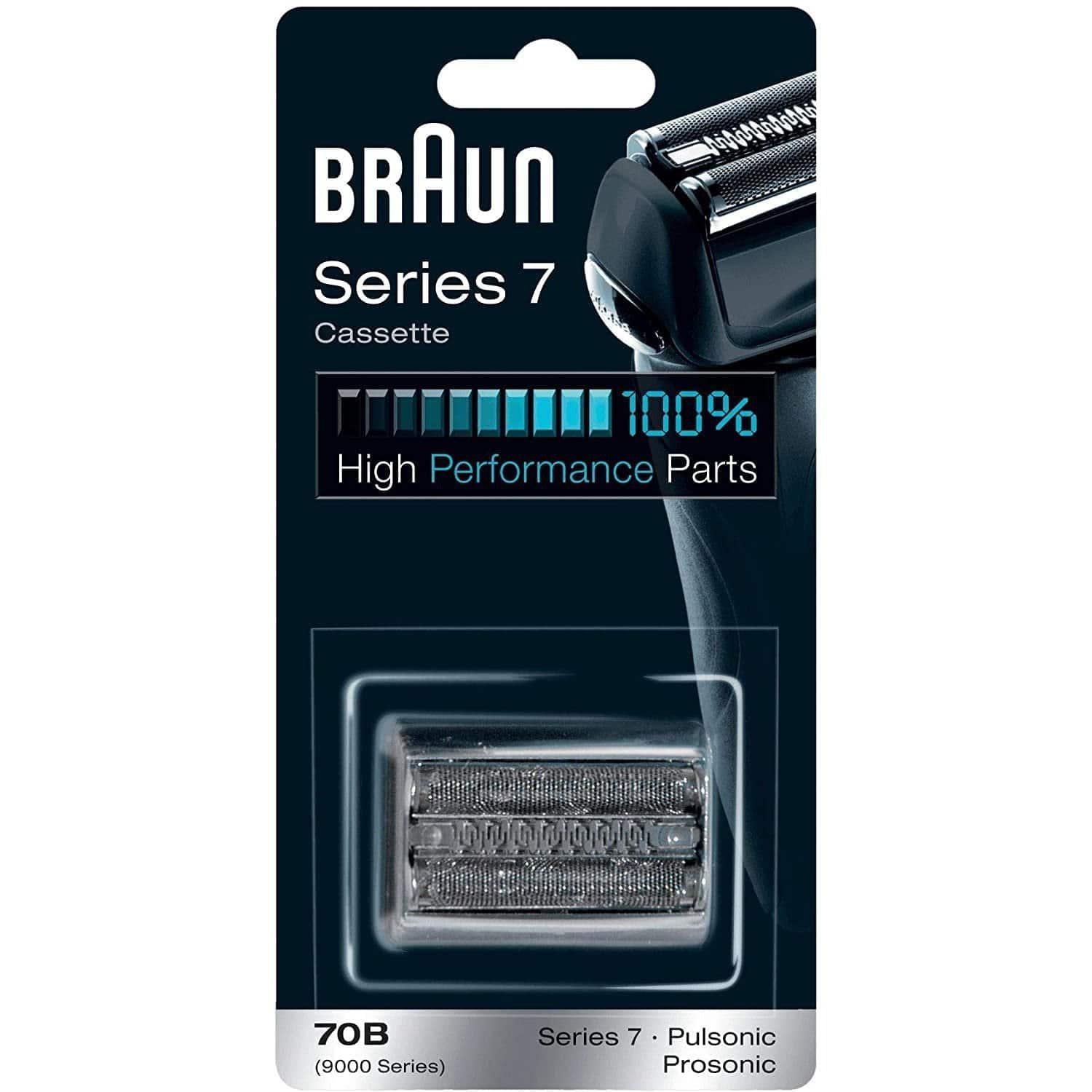 Braun 70B Replacement Foil and Cutter Cassette - Compatible with Older Series 7 Shavers - Healthxpress.ie
