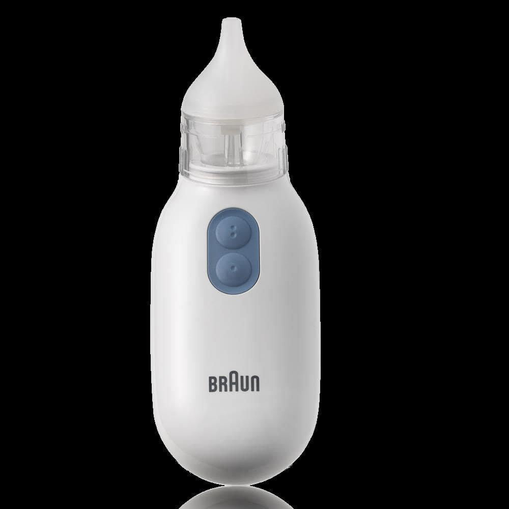 Braun BNA100EU Nasal Aspirator - Fast and Gentle, Easy Use for All Ages - White - Healthxpress.ie