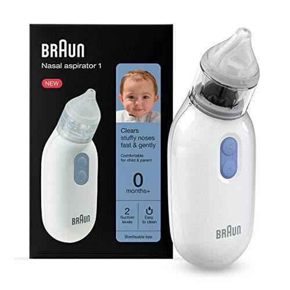 thumbnail image 2 of Braun Electric Nasal Aspirator BNA100US – Baby Mucus Remover For Blocked Nose 2 of 6
