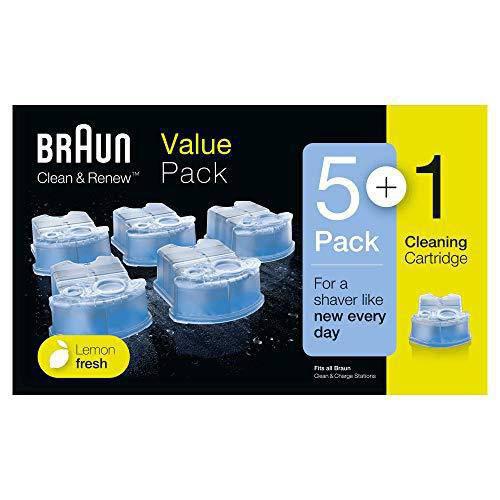 Braun CCR Clean & Renew Refill Cartridges - 100% Cleaner Compatible, 6 Piece Pack