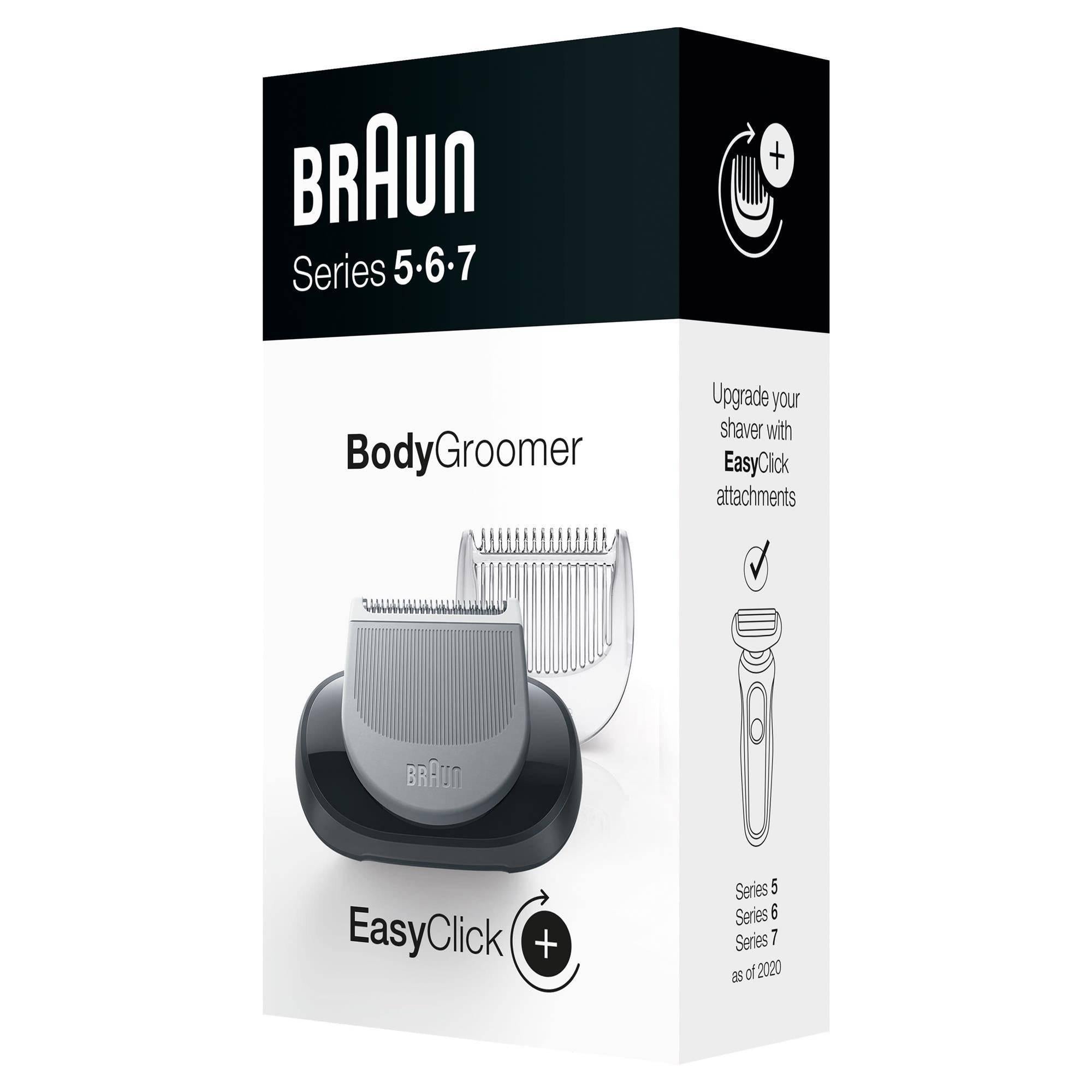 Braun EasyClick Body Groomer Attachment for Braun Series 5, 6, 7 Electric Shaver - 2020 Models Only - Healthxpress.ie