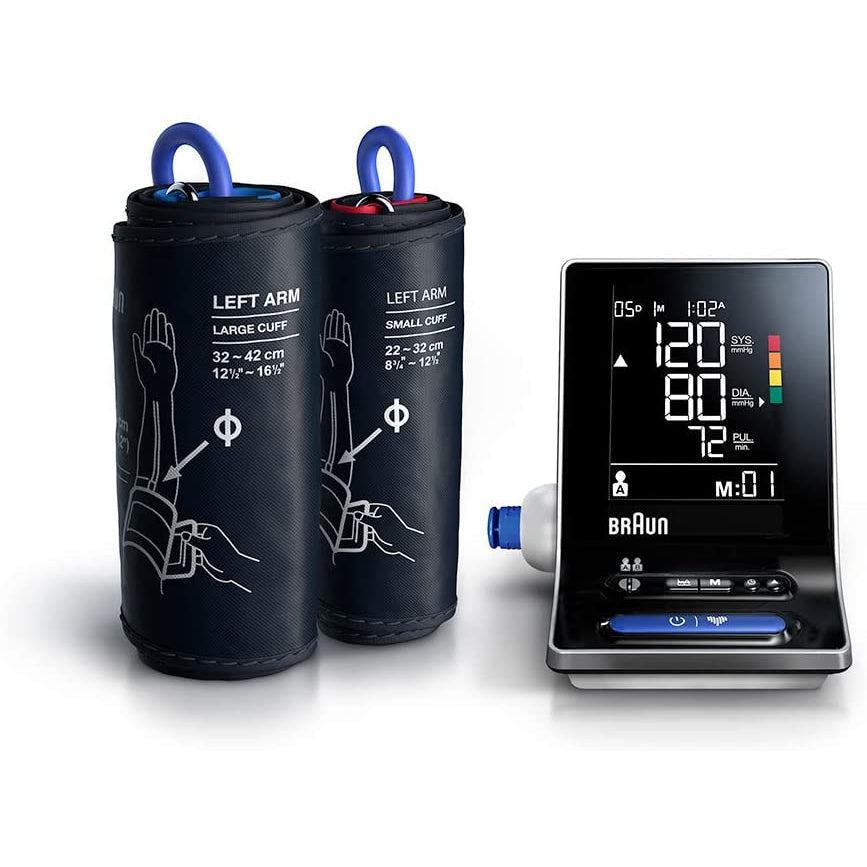 Braun ExactFit 3- BUA6150WE Upper Arm Blood Pressure Monitor with 2 Cuff Sizes, Clinically Proven