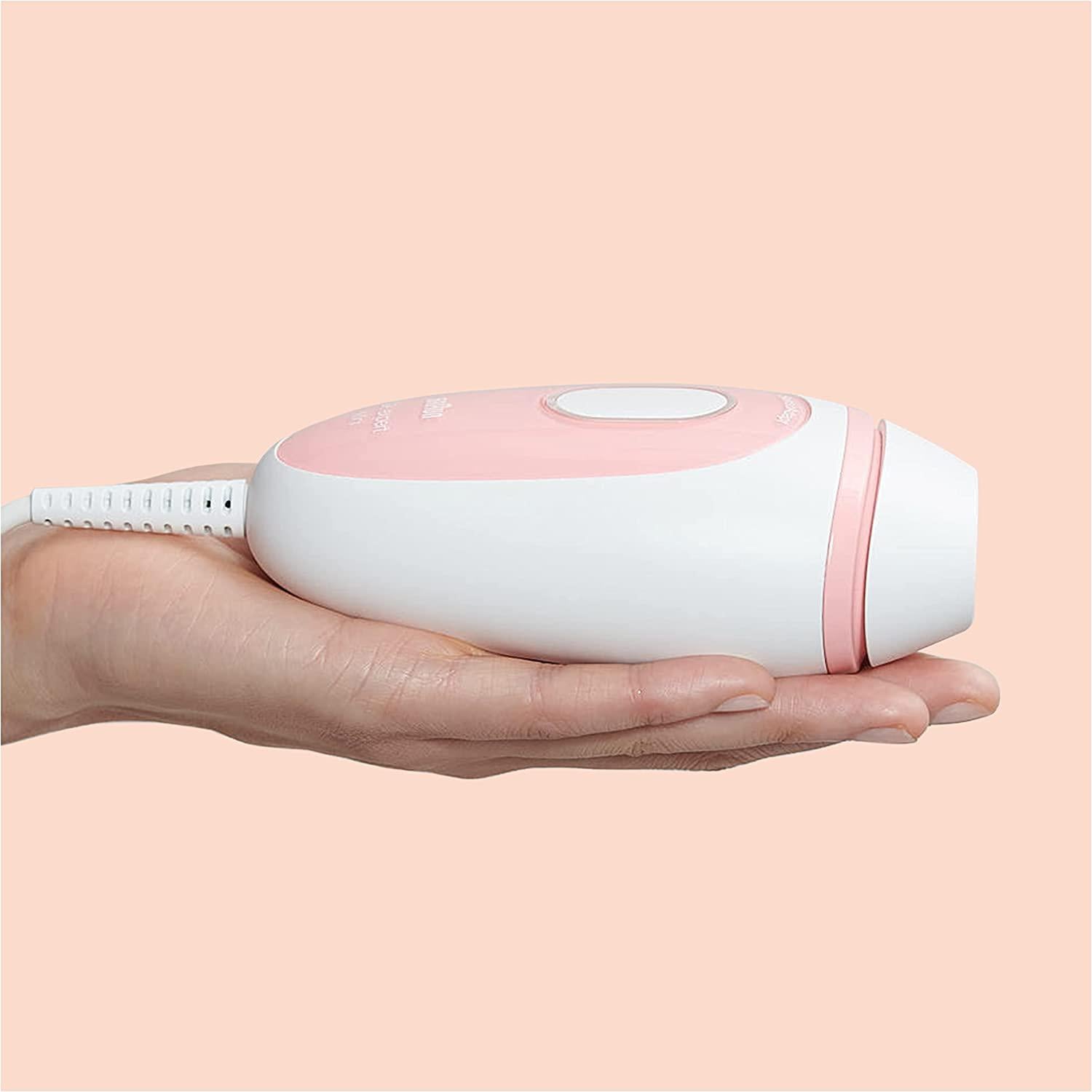 Braun IPL Silk·Expert Mini PL1014 Latest Generation IPL , Permanent Visible Hair Removal, White/Pink