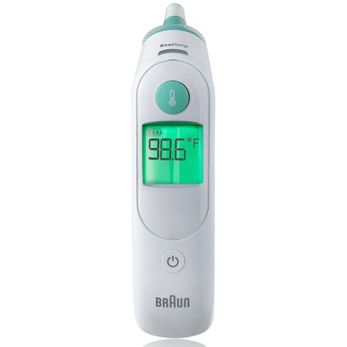 Braun IRT6515 Thermoscan 6 Thermometer w/ Lens Filters - Patented Pre-Warmed Tip