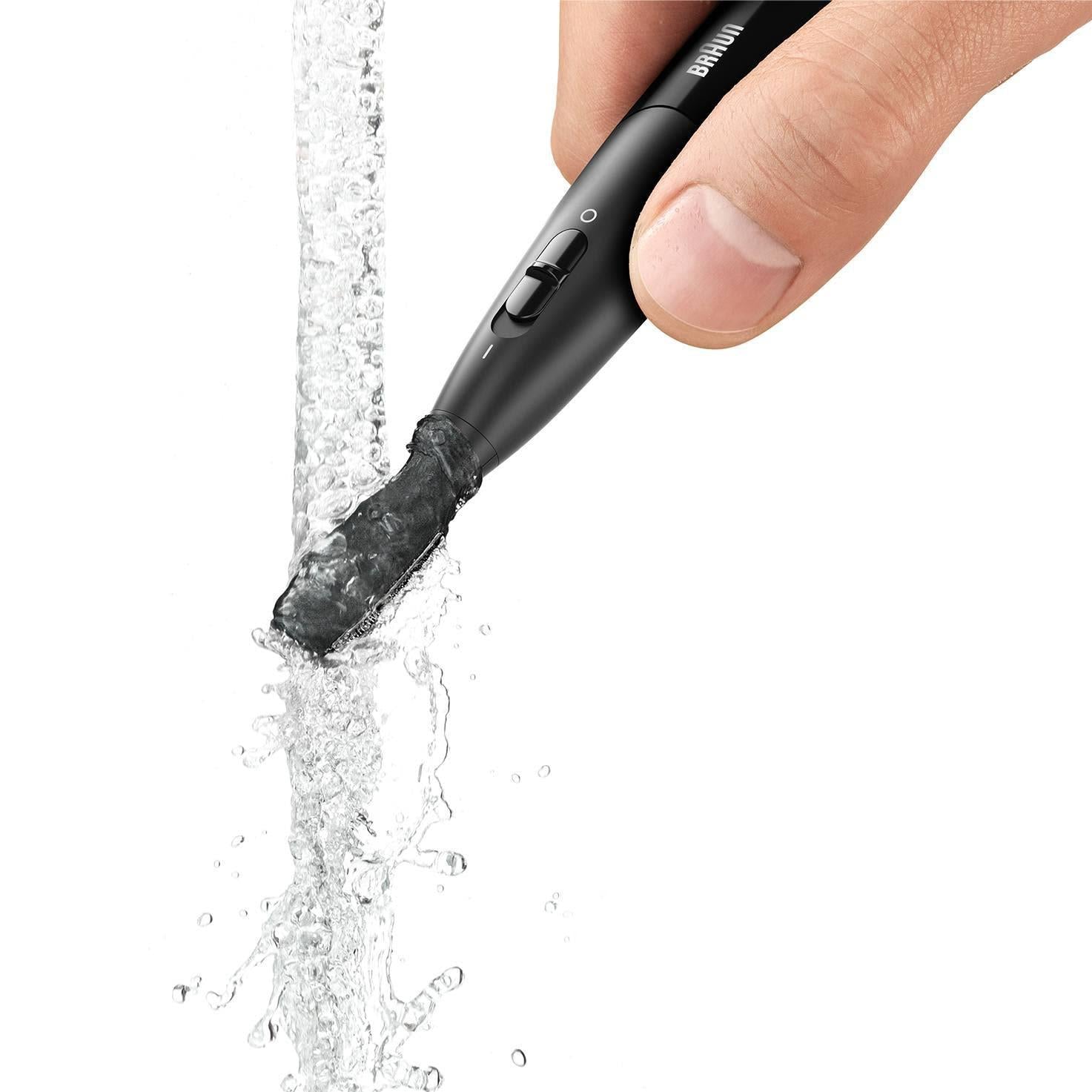 Braun Men's PT5010 Precision trimmer with 2 Combs and Trimmer Stand - Black