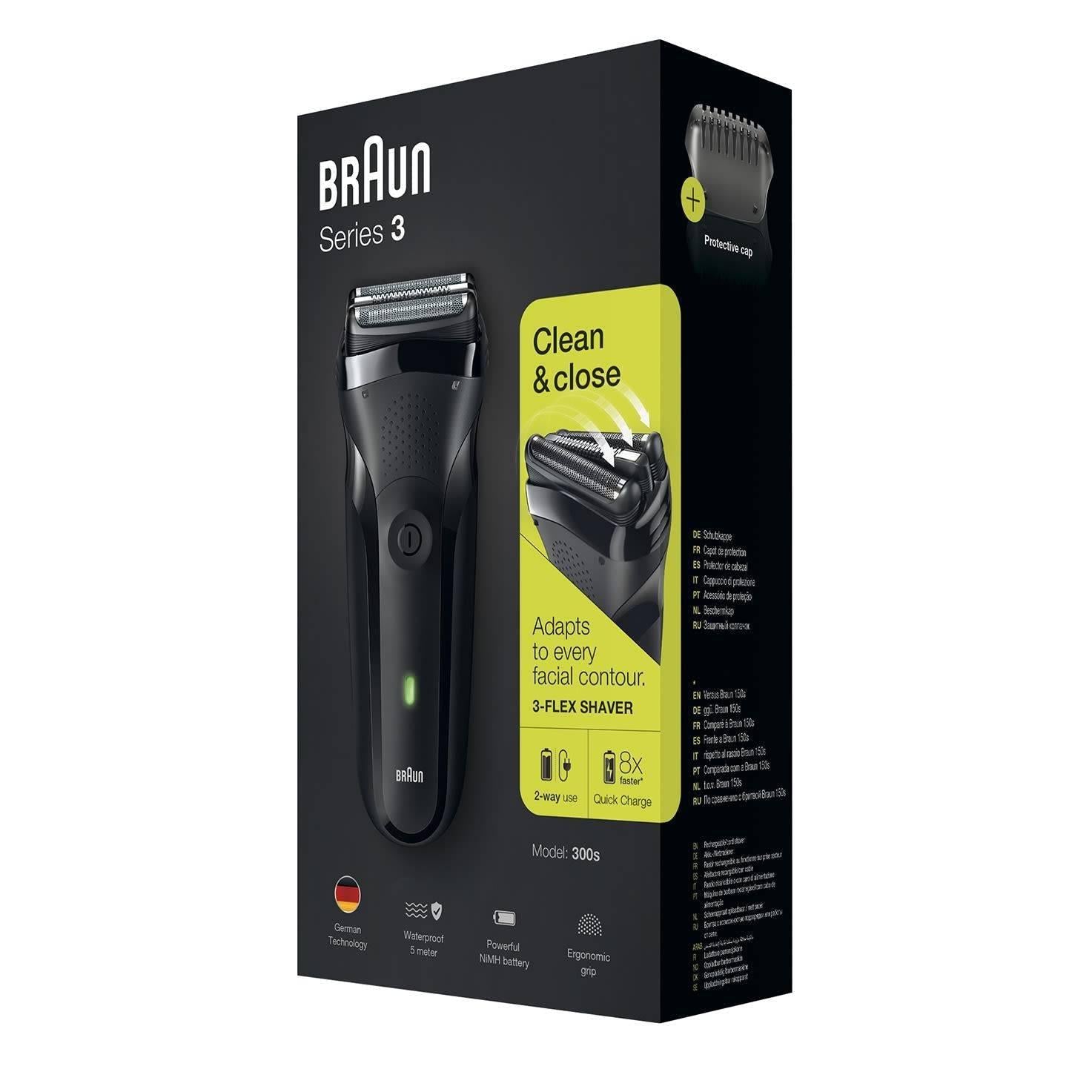 Braun Series 3 ProSkin Shaver with Protection Cap, Grey