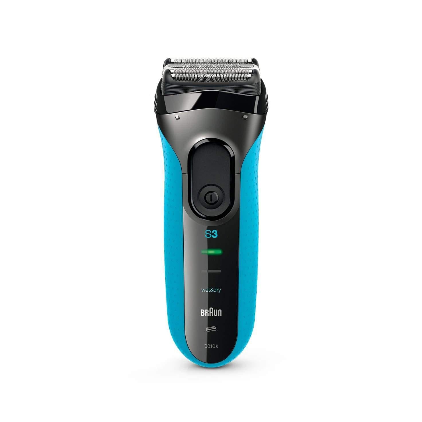 Braun Men's Series 3 ProSkin 3010s Wet and Dry Electric Shaver - Black/Blue