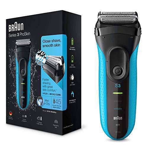 Braun Men's Series 3 ProSkin 3010s Wet and Dry Electric Shaver - Black