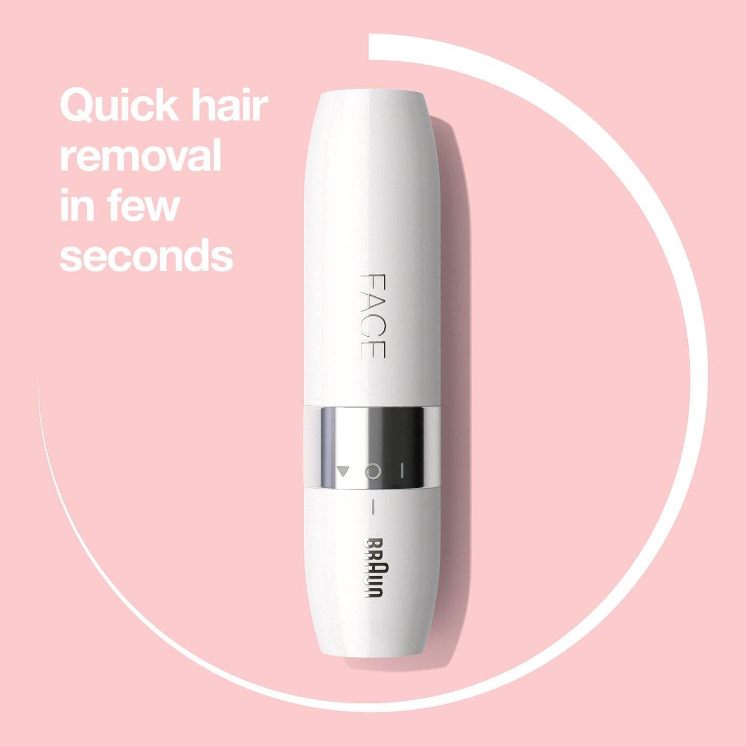 Braun Mini Hair Remover FS1000 with Smartlight - Quick and Easy Use - White