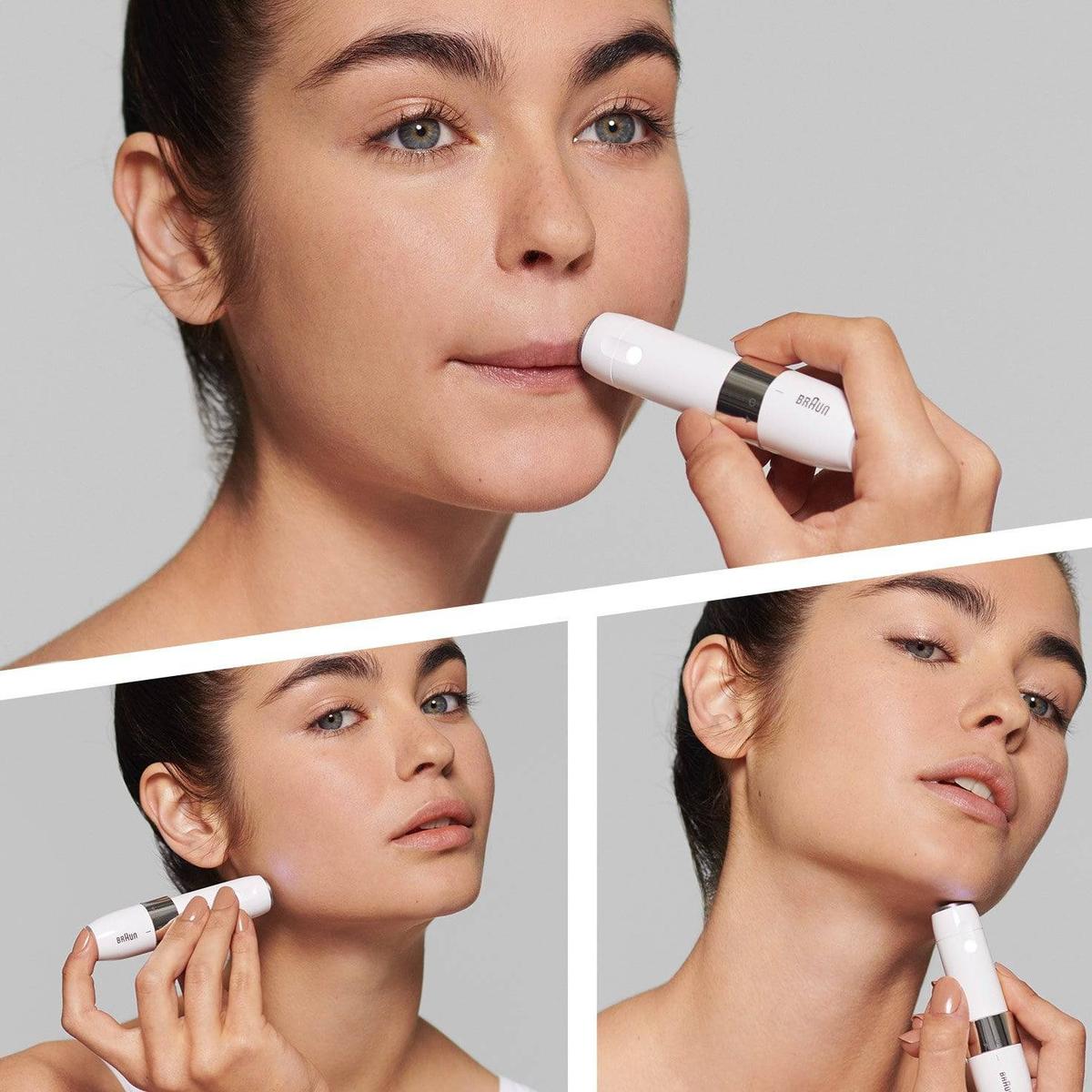 Braun Mini Hair Remover FS1000 with Smartlight - Quick and Easy Use - White - Healthxpress.ie