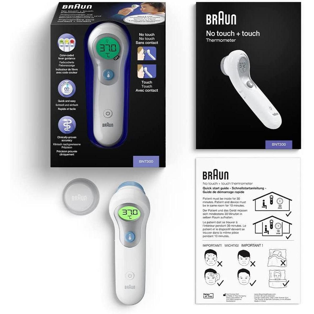 Braun No Touch + Forehead Thermometer BNT300 - Healthxpress.ie