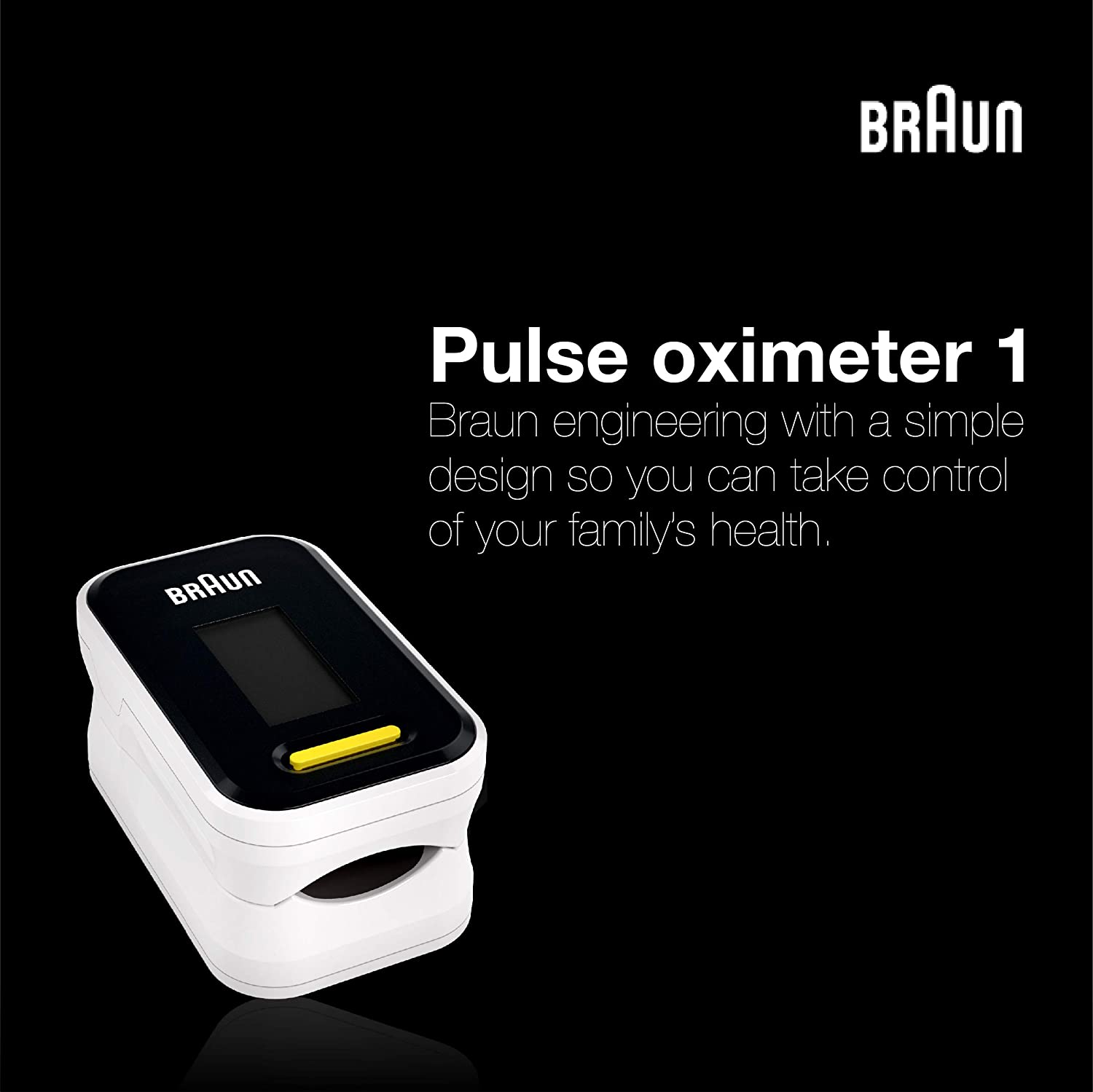 Braun Pulse Oximeter for Adults and Children 12+, with Clinically Validated Accuracy
