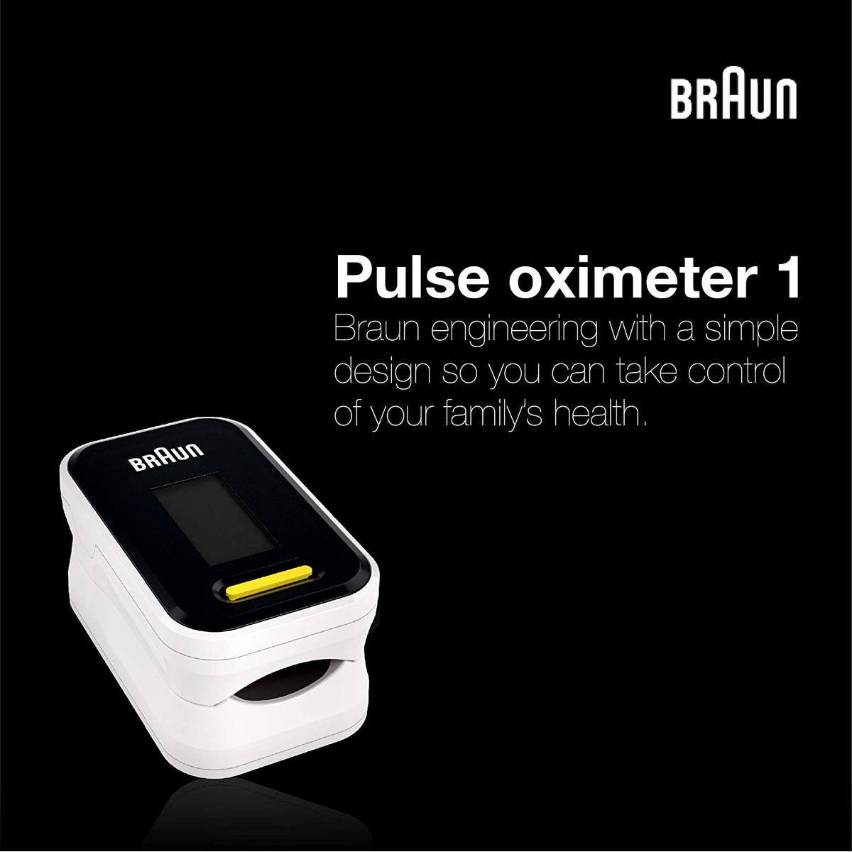 Braun Pulse Oximeter for Adults and Children 12+, with Clinically Validated Accuracy - Healthxpress.ie
