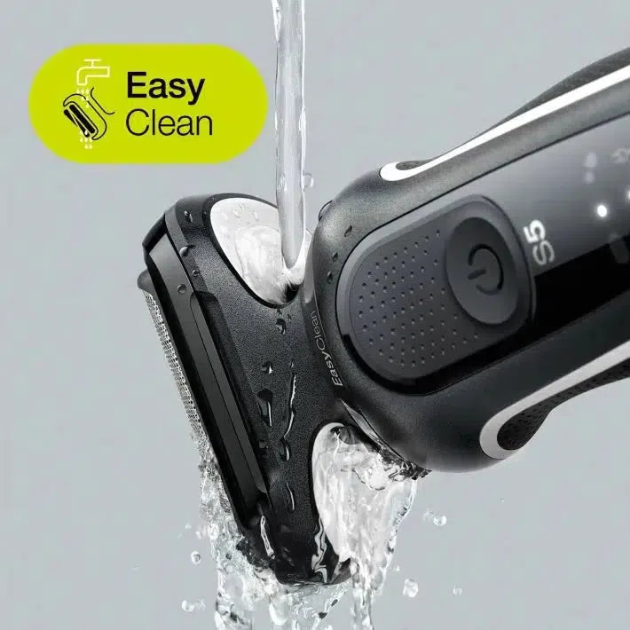 Braun Series 5 50-W1000s Wet and Dry Foil Shaver - Black & White